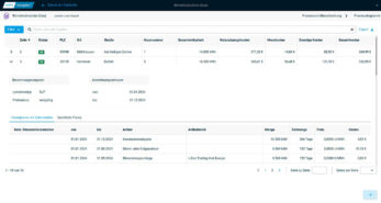 Bündelkalkulation Gas Details